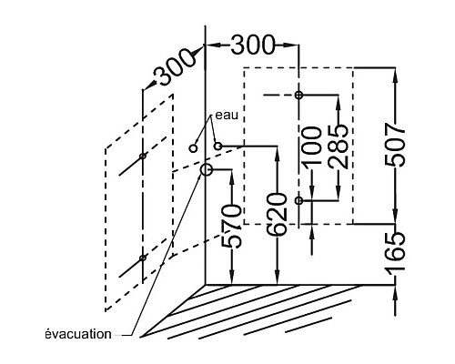 Приобрести Угловая тумба темно-синий глянец 67,9 см Jacob Delafon Odeon Up EB864-G98 в магазине сантехники Santeh-Crystal.ru