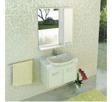 Тумба с раковиной белый глянец 75 см Comforty Киото 00004136266