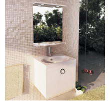 Тумба с раковиной белый глянец 60 см Comforty Магнолия 00003120088