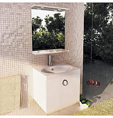 Тумба с раковиной белый глянец 60 см Comforty Магнолия 00003120088