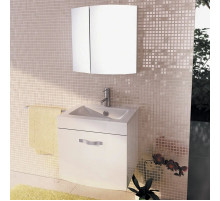 Тумба с раковиной белый глянец 60 см Comforty Лаура 00003129879