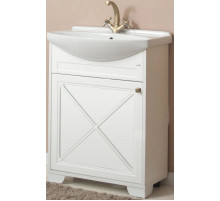 Тумба с раковиной белый матовый 66 см Atoll Палермо PALERMO66TWMAT