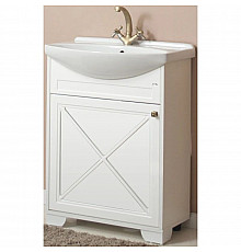 Тумба с раковиной белый матовый 66 см Atoll Палермо PALERMO66TWMAT