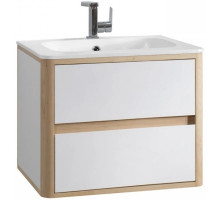 Тумба белый глянец/клен 58 см Belux Альмерия НП 60-02