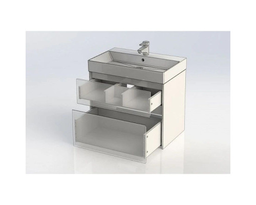 Заказать Тумба белый глянец 69,5 см Aquanet Бруклин 00203959 в магазине сантехники Santeh-Crystal.ru