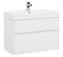 Тумба белый глянец 85 см Aquanet Бруклин 00203960