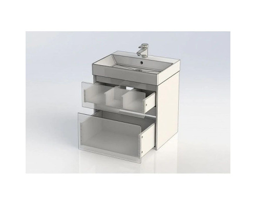 Заказать Тумба белый глянец 59,5 см Aquanet Бруклин 00203958 в магазине сантехники Santeh-Crystal.ru