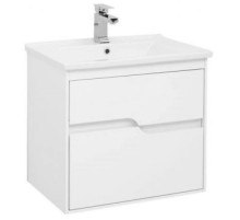 Тумба белый глянец 62 см Aquanet Модена 00198485