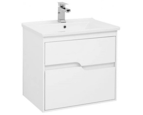 Заказать Тумба белый глянец 62 см Aquanet Модена 00198485 в магазине сантехники Santeh-Crystal.ru