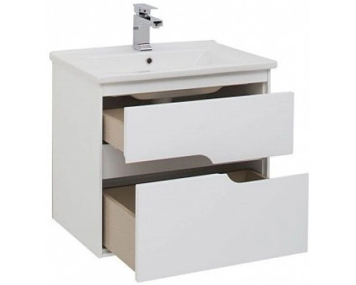 Заказать Тумба белый глянец 62 см Aquanet Модена 00198485 в магазине сантехники Santeh-Crystal.ru