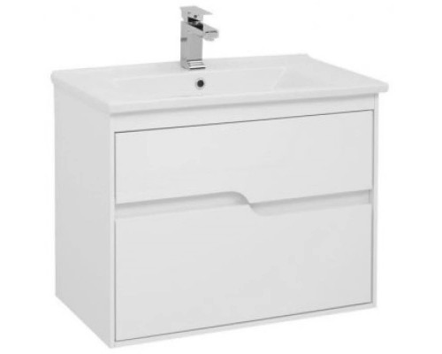 Заказать Тумба белый глянец 72 см Aquanet Модена 00198486 в магазине сантехники Santeh-Crystal.ru