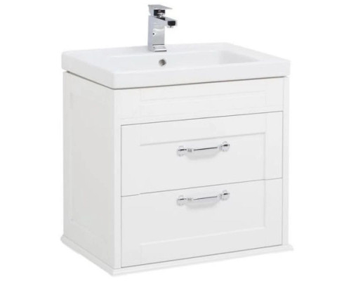 Купить Тумба белый глянец 66,2 см Aquanet Денвер 00199210 в магазине сантехники Santeh-Crystal.ru