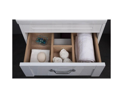 Купить Тумба белый глянец 66,2 см Aquanet Денвер 00199210 в магазине сантехники Santeh-Crystal.ru