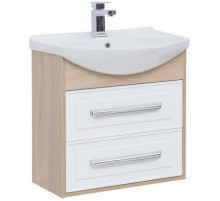 Тумба белый глянец/дуб сонома 62,2 см Aquanet Остин 00200910