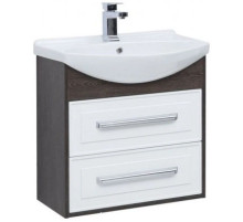 Тумба белый глянец/дуб кантербери 62,2 см Aquanet Остин 00201722