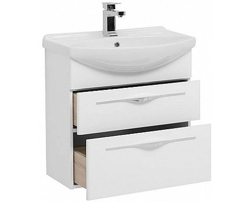 Приобрести Тумба белый глянец 62,2 см Aquanet Ирвин 00203969 в магазине сантехники Santeh-Crystal.ru