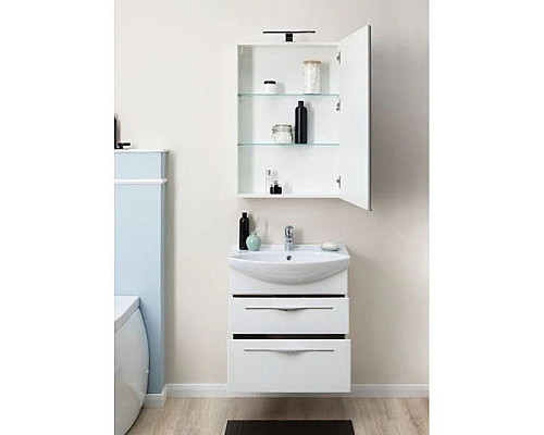 Приобрести Тумба белый глянец 62,2 см Aquanet Ирвин 00203969 в магазине сантехники Santeh-Crystal.ru