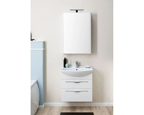 Приобрести Тумба белый глянец 62,2 см Aquanet Ирвин 00203969 в магазине сантехники Santeh-Crystal.ru