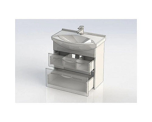 Приобрести Тумба белый глянец 62,2 см Aquanet Ирвин 00203969 в магазине сантехники Santeh-Crystal.ru