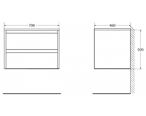 Santeh-Crystal.ru: Тумба Pietra Bianca 70 см BelBagno Kraft KRAFT-700-2C-SO-PB Заказать Тумба Pietra Bianca 70 см BelBagno Kraft KRAFT-700-2C-SO-PB в магазине сантехники Santeh-Crystal.ru