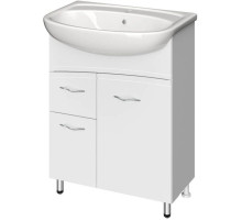 Тумба белый глянец 59 см Cersanit Erica New SU-ERN-ERI60