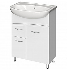 Тумба белый глянец 59 см Cersanit Erica New SU-ERN-ERI60