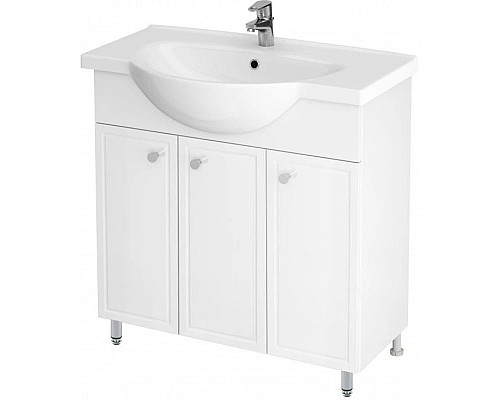 Приобрести Тумба белый глянец 75,8 см Cersanit Sido SU-SIDO-NATI80 в магазине сантехники Santeh-Crystal.ru