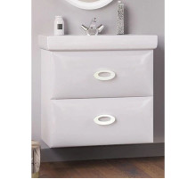 Тумба белый глянец 64,7 см Marka One Arrondi У69563