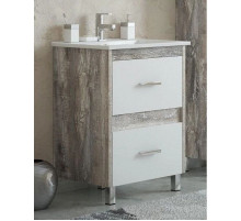 Тумба белый глянец/антик 62 см Corozo Верона SD-00000346