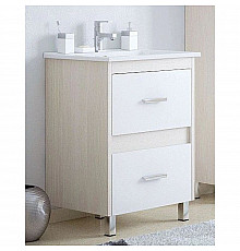 Тумба белый глянец/лайн 72 см Corozo Верона SD-00000348