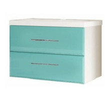 Тумба бирюзовый/белый 69 см Marka One Mix У69536