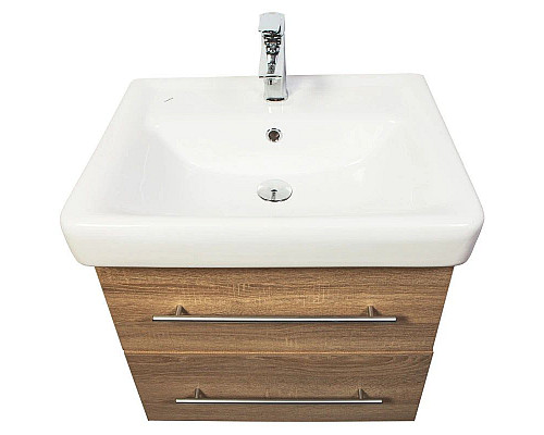 Купить Тумба с раковиной дуб 60 см Orange Бриз Br-60TUD+RA в магазине сантехники Santeh-Crystal.ru