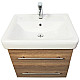 Купить Тумба с раковиной дуб 60 см Orange Бриз Br-60TUD+RA в магазине сантехники Santeh-Crystal.ru