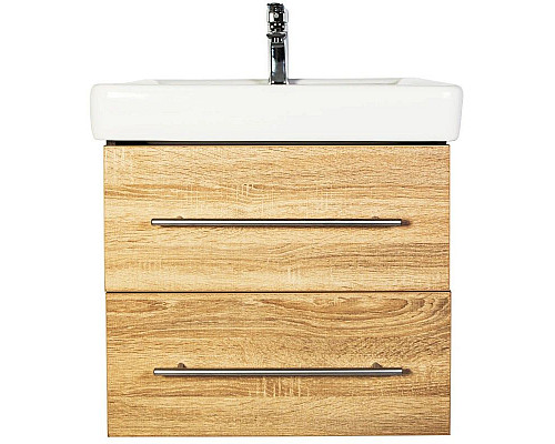 Купить Тумба с раковиной дуб 60 см Orange Бриз Br-60TUD+RA в магазине сантехники Santeh-Crystal.ru