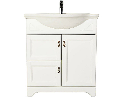 Приобрести Тумба с раковиной молочный 74,5 см Orange Classic F7-75TU3 в магазине сантехники Santeh-Crystal.ru