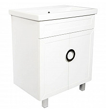 Тумба с раковиной белый матовый 70,5 см Orange Fosi Fosi-70TU+RA