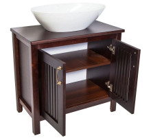 Тумба с раковиной орех антикварный 75 см Orange Capri Capri-75TU+RA