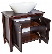 Тумба с раковиной орех антикварный 75 см Orange Capri Capri-75TU+RA