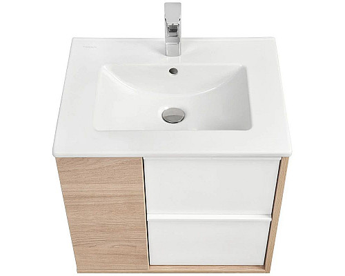 Santeh-Crystal.ru: Тумба белый глянец/дуб эврика 60 см Акватон Бостон 1A252501BN010 Заказать Тумба белый глянец/дуб эврика 60 см Акватон Бостон 1A252501BN010 в магазине сантехники Santeh-Crystal.ru