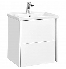 Тумба белый глянец 56,5 см Акватон Стоун 1A231401SX010