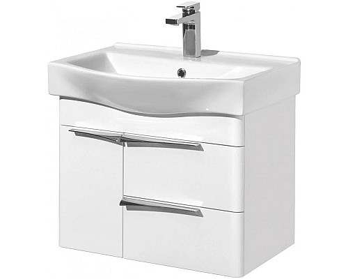 Заказать Тумба с раковиной белый глянец 65 см Акватон Беверли 1A2353K0BV010 в магазине сантехники Santeh-Crystal.ru