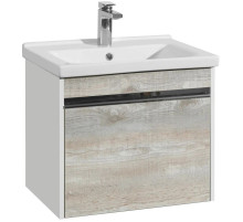 Тумба белый глянец/бетон пайн 55 см Акватон Капри 1A230101KPDA0