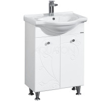 Тумба с раковиной белый глянец 66 см Акватон Лиана 1A1657K0LL010