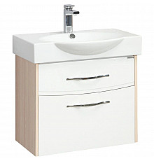 Тумба белый глянец/ясень коимбра 61,4 см Акватон Инфинити 1A196901IFSC0