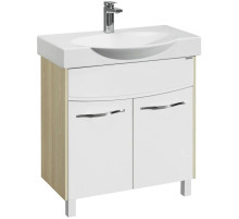 Тумба белый глянец/ясень коимбра 73 см Акватон Инфинити 1A196701IFSC0