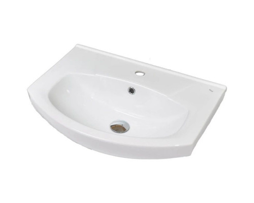 Заказать Тумба с раковиной белый глянец 60 см Corozo Наина SETSD-00000320/SD-00000383 в магазине сантехники Santeh-Crystal.ru