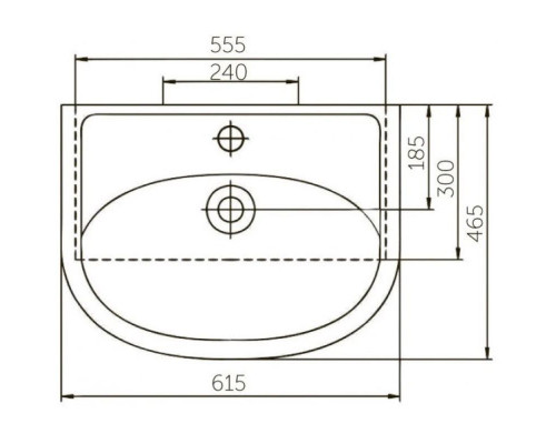 Заказать Тумба с раковиной белый глянец 61,5 см Corozo Кентис SETSD-00000314/SD-00000396 в магазине сантехники Santeh-Crystal.ru