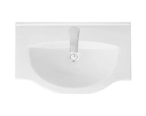 Приобрести Тумба с раковиной белый глянец 56 см Corozo Креста SETSD-00000353/IDL56SAWB01 в магазине сантехники Santeh-Crystal.ru