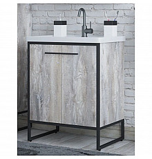 Тумба с раковиной антик/черный 61 см Corozo Айрон SETSD-00000385/SD-00000380