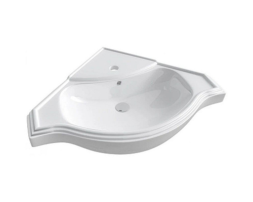 Заказать Тумба с раковиной белый глянец 65 см Corozo Лорена SETSD-00000316/SD-00000377 в магазине сантехники Santeh-Crystal.ru